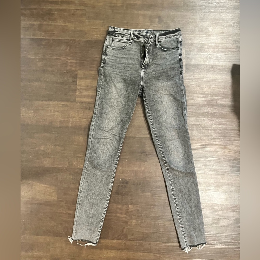 Abercrombie Simone High Rise Super Skinny - Gray